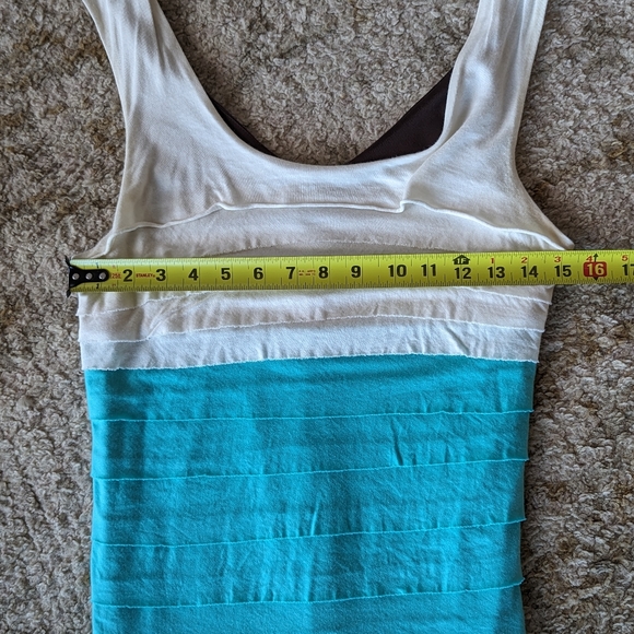 Allen B By Allen Schwartz Womens Multicolor Colorblock Sheath Dress Size Small - Picture 5 of 6